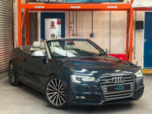 2013 Audi A5 Cabriolet 3.0 Tdi V6 S Line S Tronic Quattro Euro 5 (s/s) 2dr in Blue — image 3