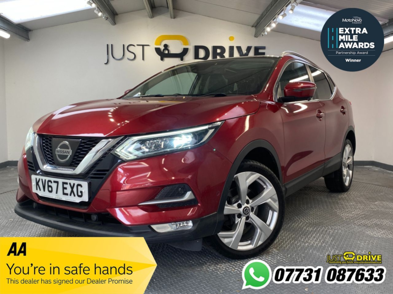 2018 Nissan Qashqai 1.2 Dig-T Tekna SUV 5dr Petrol Manual Euro 6 (s/s) (115 Ps) in Red — image 1