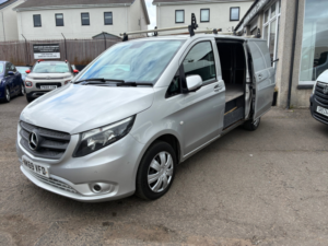 2019 Mercedes-Benz Vito 2.1 114 Cdi Progressive Panel Van 5dr Diesel Manual Rwd L2 Euro 6 (s/s) (136 Ps) in Silver — image 2