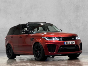2019 Land Rover Range Rover Sport 5.0 P575 V8 Svr Auto 4WD Euro 6 (s/s) 5dr in Red — image 3