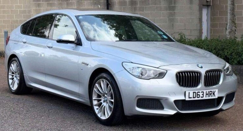 2013 BMW 5 Series Gran Turismo 2.0 520d M Sport Gt Auto Euro 6 (s/s) 5dr in Silver — image 1