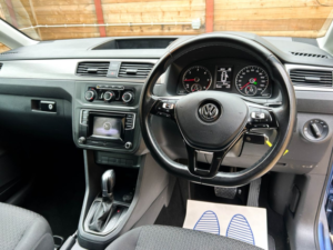 2018 Volkswagen Caddy Maxi Life 4 SEAT Auto Wheelchair Accessible Disabled Access Vehicle Wav in Blue — image 2