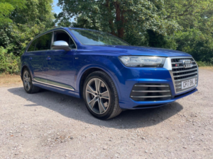 2017 Audi Sq7 4.0 Tdi V8 Tiptronic Quattro Euro 6 (s/s) 5dr in Blue — image 2