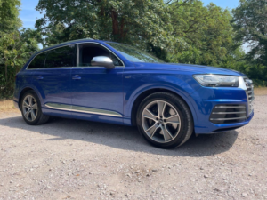 2017 Audi Sq7 4.0 Tdi V8 Tiptronic Quattro Euro 6 (s/s) 5dr in Blue — image 3