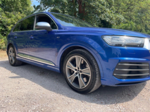 2017 Audi Sq7 4.0 Tdi V8 Tiptronic Quattro Euro 6 (s/s) 5dr in Blue — image 4