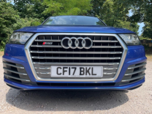 2017 Audi Sq7 4.0 Tdi V8 Tiptronic Quattro Euro 6 (s/s) 5dr in Blue — image 5
