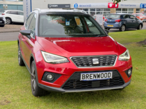 2021 SEAT Arona 1.0 Tsi Xcellence Lux SUV 5dr Petrol DSG Euro 6 (s/s) (110 Ps) in Red — image 2