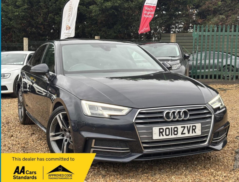 2018 Audi A4 2.0 Tdi Ultra Sport Euro 6 (s/s) 4dr in Blue — image 1
