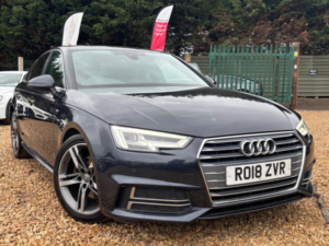2018 Audi A4 2.0 Tdi Ultra Sport Euro 6 (s/s) 4dr in Blue — image 3
