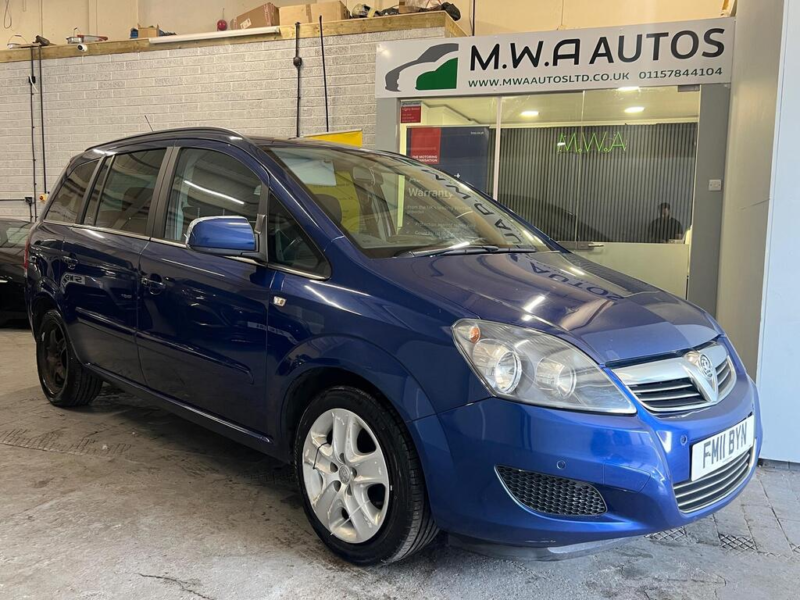 2011 Vauxhall Zafira 1.7 Cdti Ecoflex Exclusiv MPV 5dr Diesel Manual Euro 5 (110 Ps) in Blue — image 1