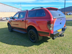 2022 Ford Ranger 2.0 Ecoblue Wildtrak Pickup Double Cab 4dr Diesel Auto 4WD Euro 6 (s/s) (213 Ps) in Red — image 3