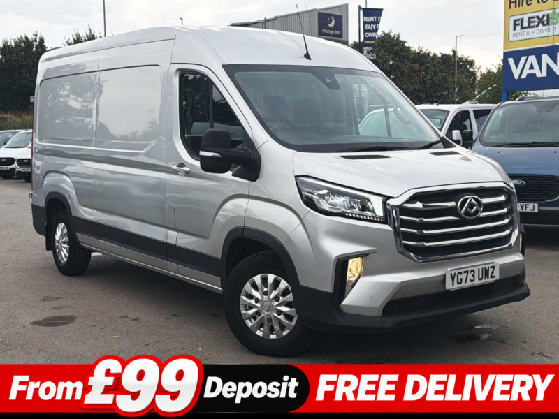 2023 Maxus Deliver 9 2.0 D20 Lux Panel Van 5dr Diesel Manual Fwd L3 H2 Euro 6 (s/s) (163 Ps) in Silver — image 1