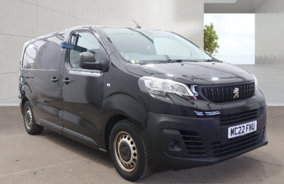 2022 Peugeot Expert 1.5 Bluehdi 1000 Professional Premium Standard Panel Van Mwb Euro 6 (s/s) 6dr in Black — image 1