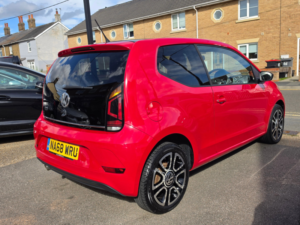 2018 Volkswagen Up! 1.0 High Up! Hatchback 3dr Petrol Manual Euro 6 (s/s) (90 Ps) in Red — image 4