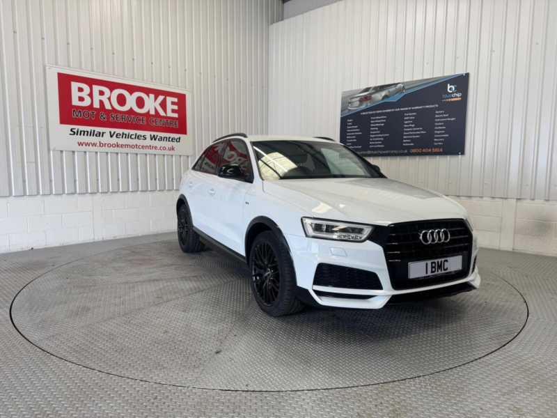 2018 Audi Q3 2.0 Tdi Black Edition Euro 6 (s/s) 5dr in White — image 1