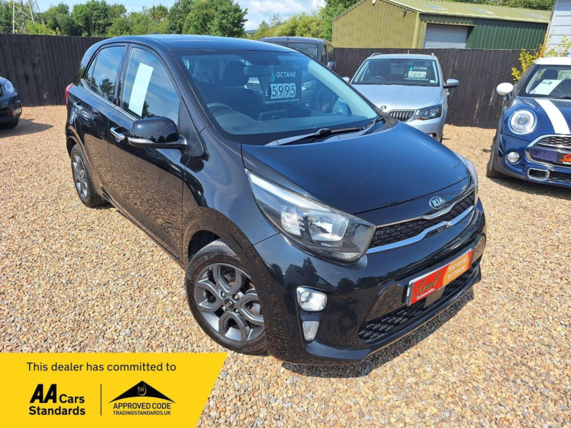 2018 Kia Picanto 1.25 3 Euro 6 5dr in Black — image 1