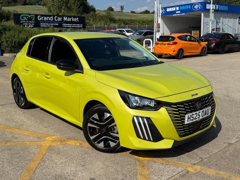 2025 Peugeot 208 1.2 Puretech Allure Euro 6 (s/s) 5dr in Yellow — image 1