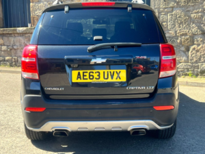 2013 Chevrolet Captiva 2.2 Vcdi Ltz SUV 5dr Diesel Manual 4WD Euro 5 (s/s) (7 Seats) (184 Ps) in Black — image 3