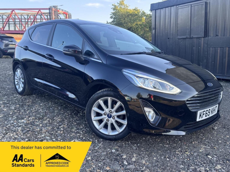 2019 Ford Fiesta 1.0t Ecoboost Titanium Euro 6 (s/s) 5dr in Black — image 1