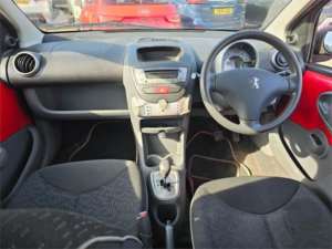 2011 Peugeot 107 1.0 12v Urban Hatchback 5dr Petrol 2 Tronic Euro 5 (68 Ps) in Red — image 2