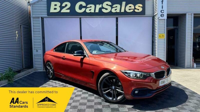 2017 BMW 4 Series 2.0 420d Sport Auto Euro 6 (s/s) 2dr in Orange — image 1