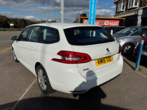 2015 Peugeot 308 Sw 1.6 Bluehdi Active Euro 6 (s/s) 5dr in White — image 3