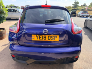 2018 Nissan Juke 1.6 Tekna SUV 5dr Petrol Xtron Euro 6 (117 Ps) in Blue — image 3