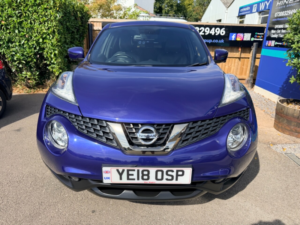 2018 Nissan Juke 1.6 Tekna SUV 5dr Petrol Xtron Euro 6 (117 Ps) in Blue — image 6