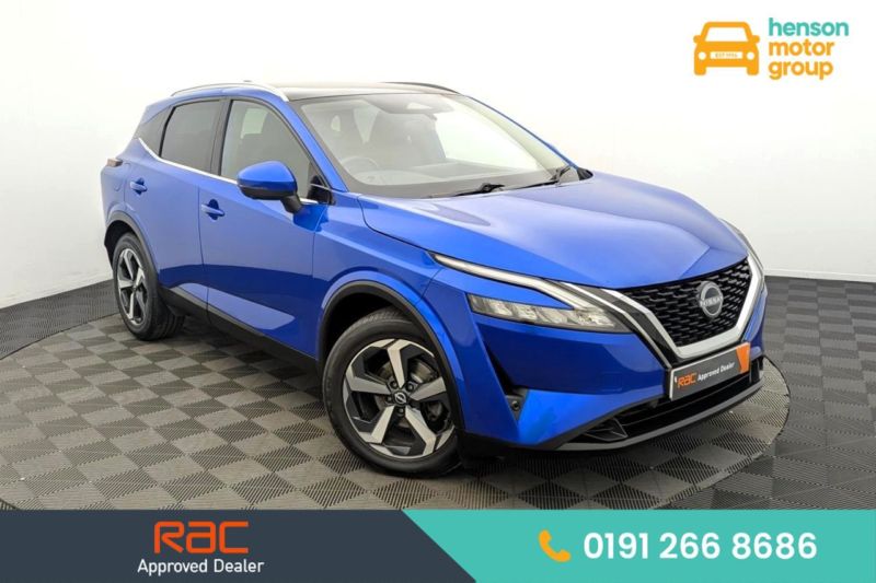 2022 Nissan Qashqai 1.3 Dig-T Mhev N-Connecta SUV 5dr Petrol Hybrid Manual Euro 6 (s/s) (140 Ps) in Blue — image 1