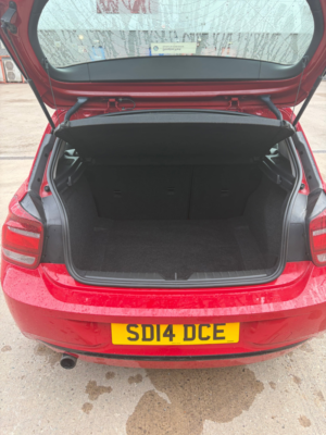 2014 BMW 1 Series 1.6 114i Sport Hatchback 3dr Petrol Manual Euro 6 (s/s) (102 Ps) in Red — image 6