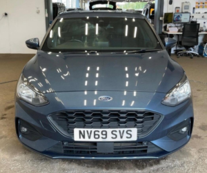 2020 Ford Focus 1.0t Ecoboost St-Line X Euro 6 (s/s) 5dr in Blue — image 3