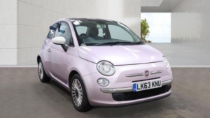 2013 Fiat 500 0.9 Twinair Lounge Euro 5 (s/s) 3dr in Pink — image 2