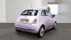 2013 Fiat 500 0.9 Twinair Lounge Euro 5 (s/s) 3dr in Pink — image 6