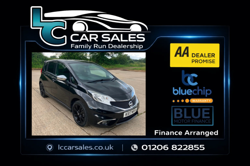 2017 Nissan Note 1.2 Black Edition in Black — image 1