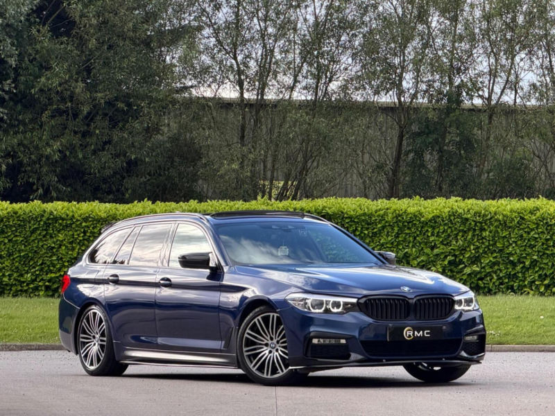 2017 BMW 5 Series 2.0 520d M Sport Touring Auto Euro 6 (s/s) 5dr in Blue — image 1