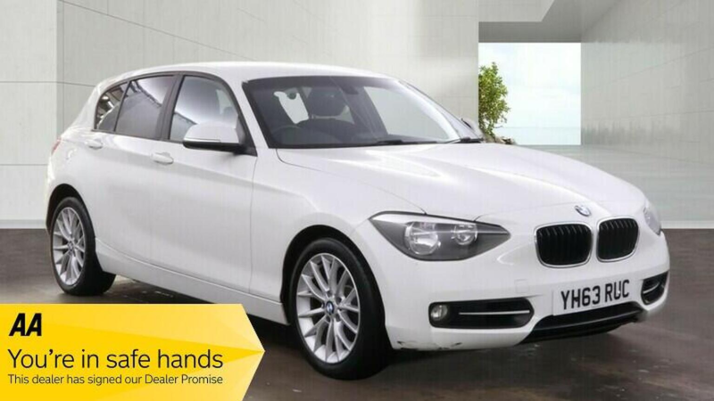 2013 BMW 1 Series 2.0 120d Sport Euro 5 (s/s) 5dr in White — image 1