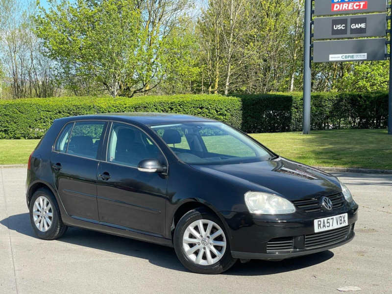 2007 Volkswagen Golf 1.9 Tdi Match DSG 5dr in Black — image 1