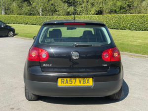 2007 Volkswagen Golf 1.9 Tdi Match DSG 5dr in Black — image 6