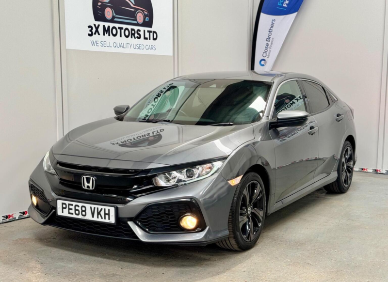 2018 Honda Civic 1.6 I-Dtec Sr Euro 6 (s/s) 5dr in Grey — image 1