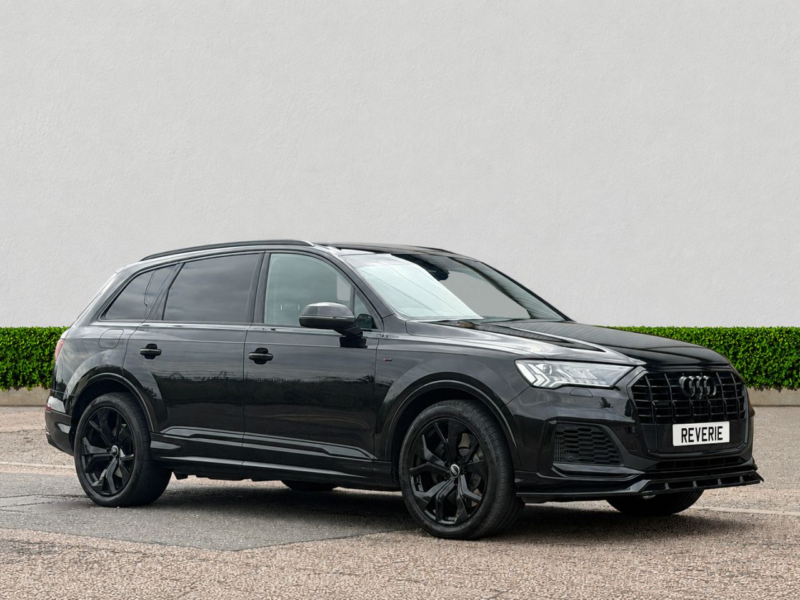 2020 Audi Q7 3.0 Tfsie V6 55 S Line SUV 5dr Petrol Plug-In Hybrid Tiptronic Quattro Euro 6 (s/s) 14.1kwh (381 Ps) in Black — image 1