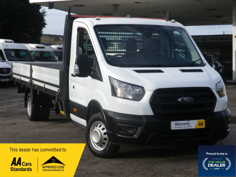 2022 Ford Transit 2.0 Transit Leader Premium L5 Dropside 350 2.0l Ecoblue 170ps Rwd 6 Speed Manual in White — image 1