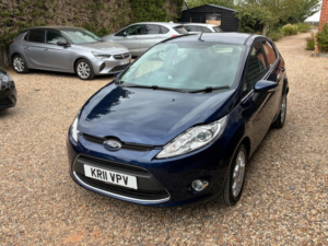 2011 Ford Fiesta 1.4 Tdci Dpf Zetec 5dr in Blue — image 3
