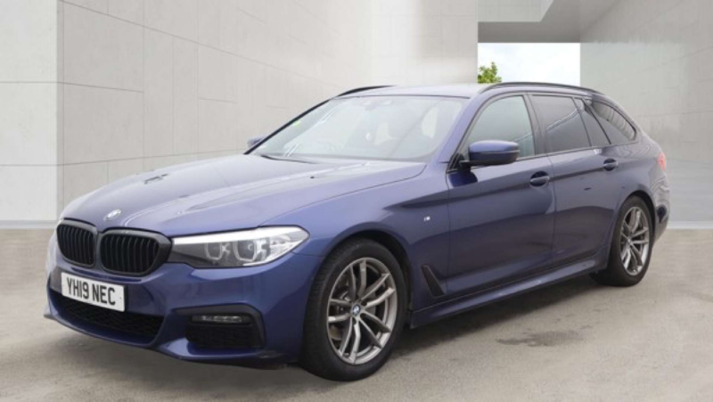 2019 BMW 5 Series 2.0 520d M Sport Auto 5dr in Blue — image 1