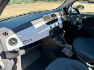 2010 Fiat 500 1.2 Pop Auto Euro 4 3dr in Blue — image 4