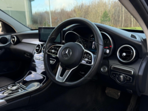 2019 Mercedes-Benz C Class 1.5 C200 Mhev Eq Boost Sport G-Tronic+ Euro 6 (s/s) 4dr in Black — image 2