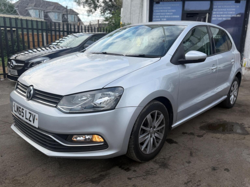 2015 Volkswagen Polo 1.2 Tsi Bluemotion Tech Se DSG Euro 6 (s/s) 5dr in Silver — image 1