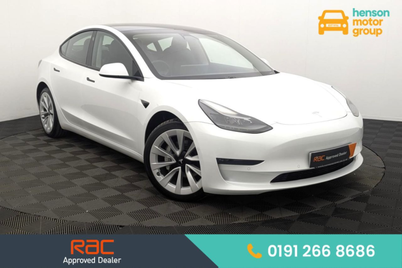 2021 Tesla Model 3 (dual Motor) Long Range Saloon 4dr Electric Auto 4wde (346 Ps) in White — image 1