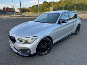 2015 BMW 1 Series 2.0 118d M Sport Auto Euro 6 (s/s) 5dr in Silver — image 3