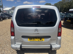 2017 Citroen Berlingo Auto Wav Wheelchair Accessible Vehicle Automatic 1.6 Bluehdi Feel in Silver — image 4