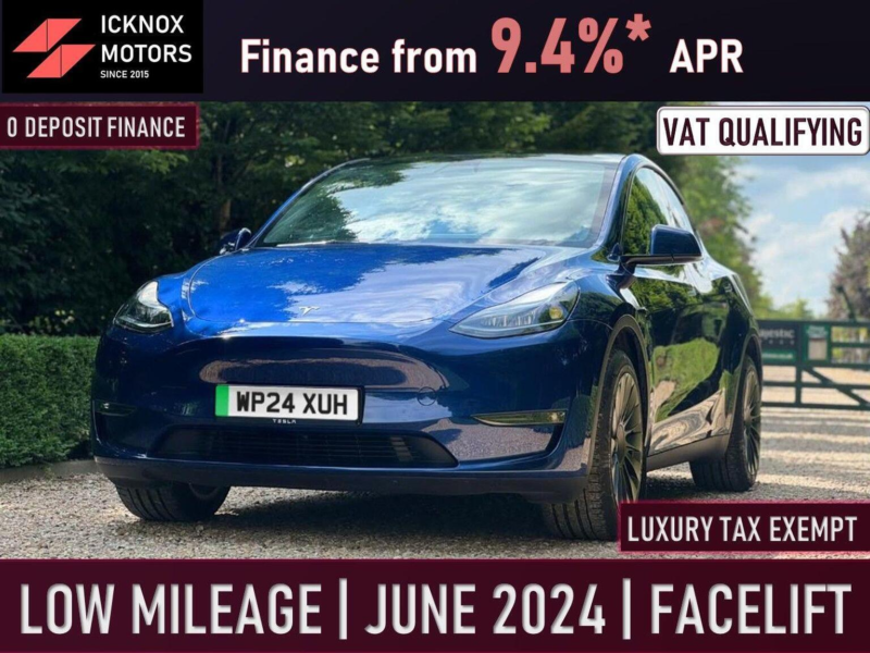 2024 Tesla Model Y Auto Rwd 5dr in Blue — image 1